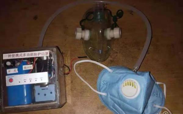 配备了qy球友会和扩音装置的防病毒口罩 配备了qy球友会和扩音装置的防病毒口罩